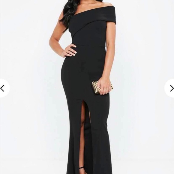 missguided black one shoulder maxi dress Missguided | Dresses | Missguided Black One Shoulder Slit Maxi Gown